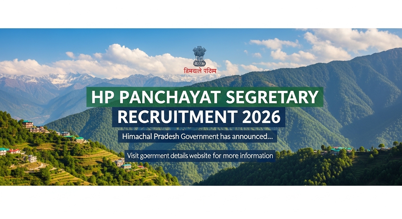 HP Panchayat Secretary Recruitment 2026