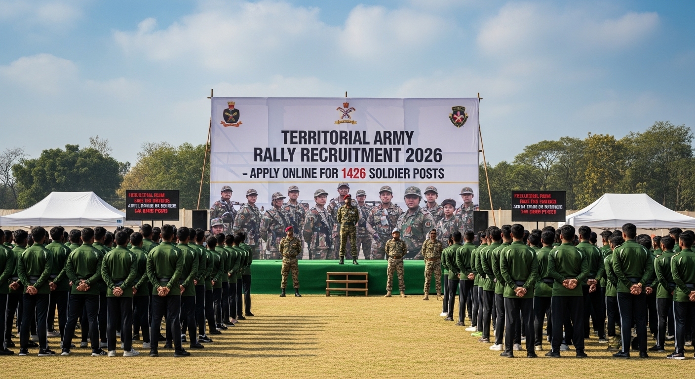 Territorial Army Rally 2026 Apply Online for Soldier Posts